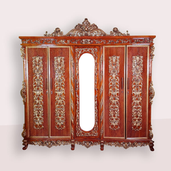 wooden almirah design in Bangladesh