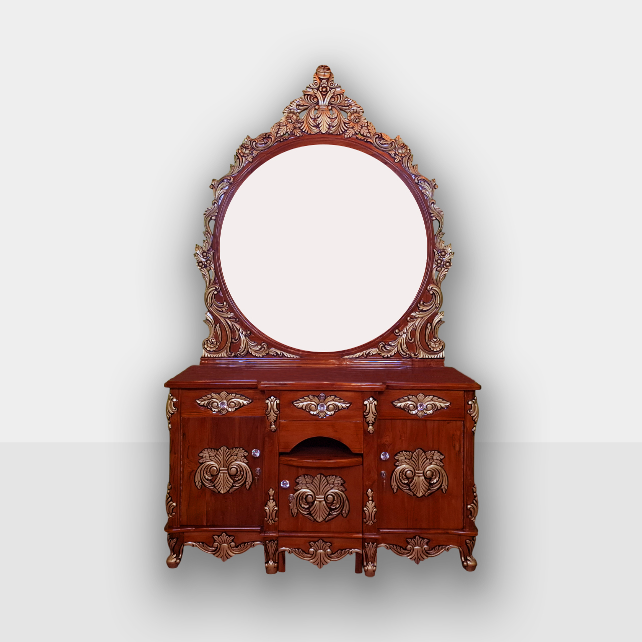 dressing table design wood