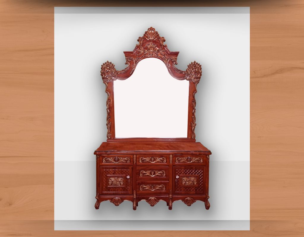 কাঠের ড্রেসিং টেবিল