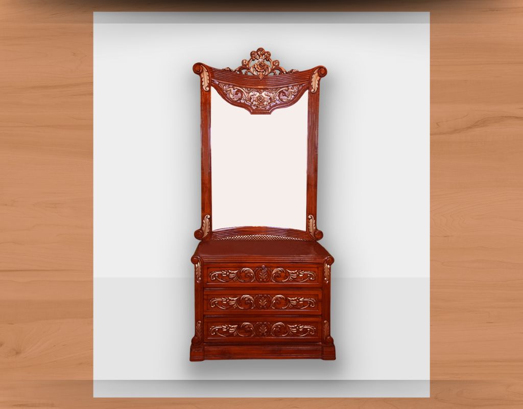 কাঠের ড্রেসিং টেবিল